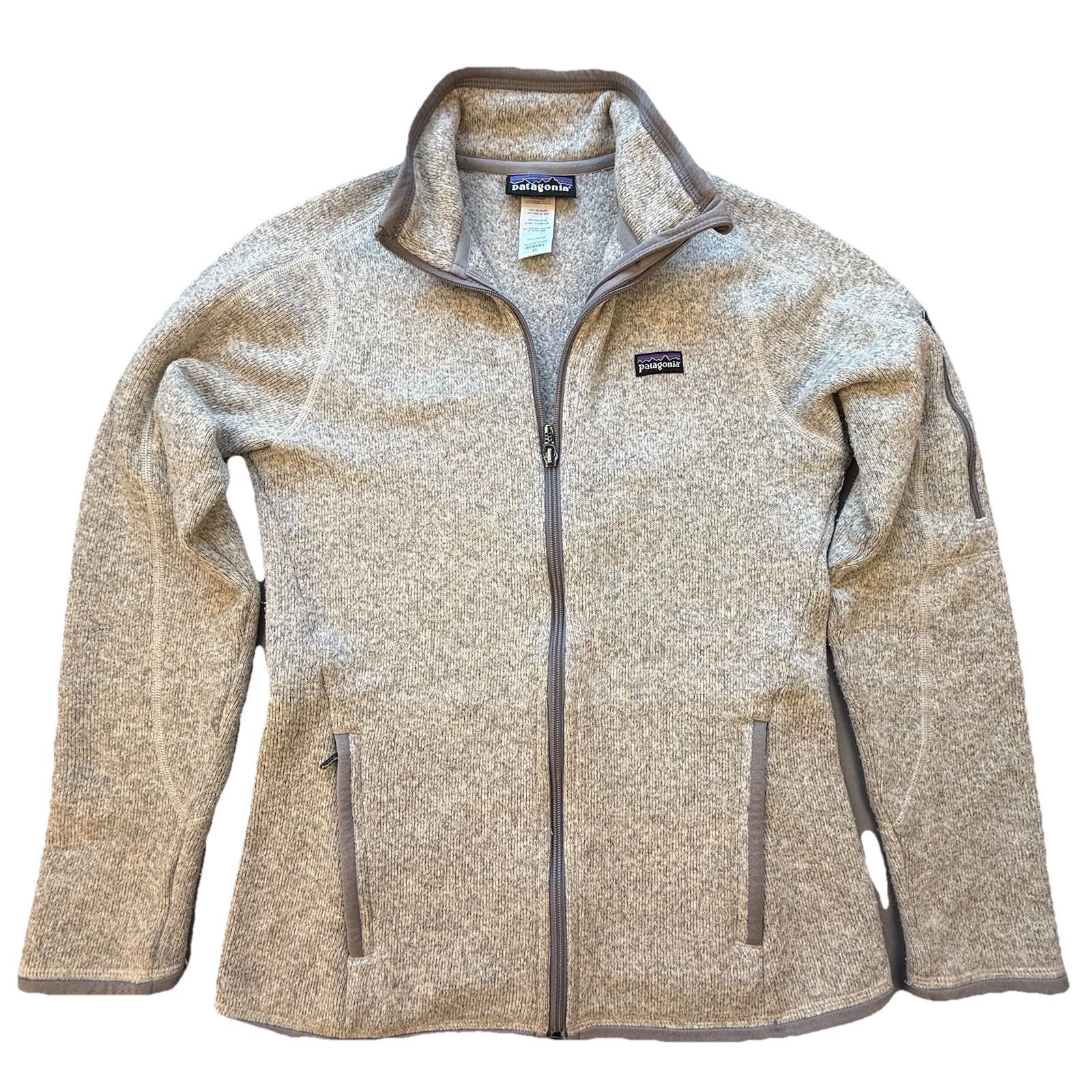 Patagonia Women's Xs Better Sweater Full Zip Fleece Jacket Stonewash Gray